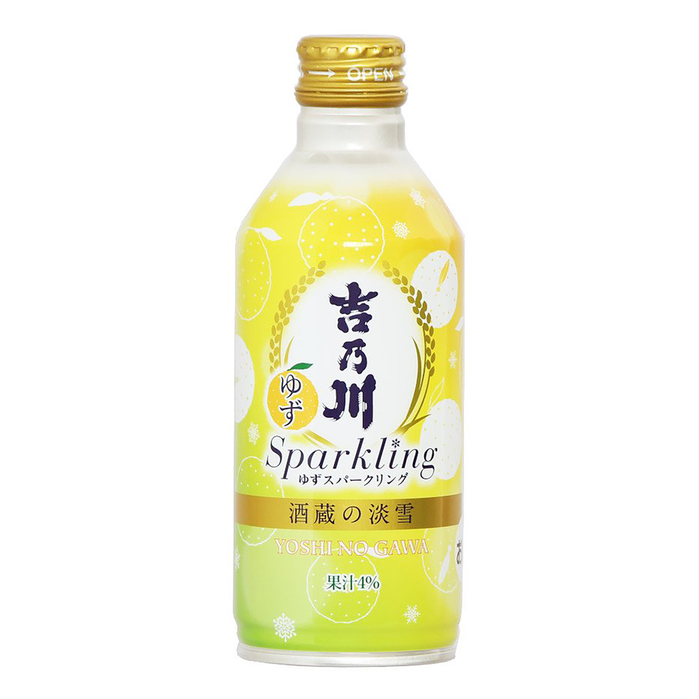 Yoshinogawa Yuzu Sparkling Sake 300ml