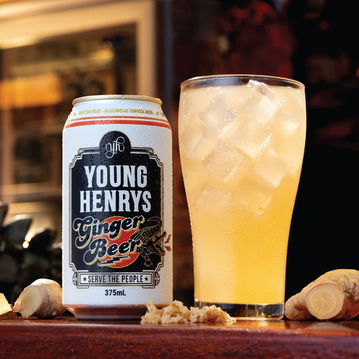 Pouring a beautiful cloudy gold, this Aussie-style ginger beer is an absolute treat. - Kent Street Cellars