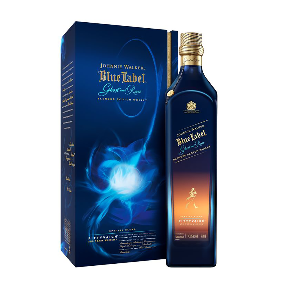 Johnnie Walker Blue Label Ghost & Rare Pittyvaich Edition Blended Scotch Whisky 750mL - Kent STreet Cellars