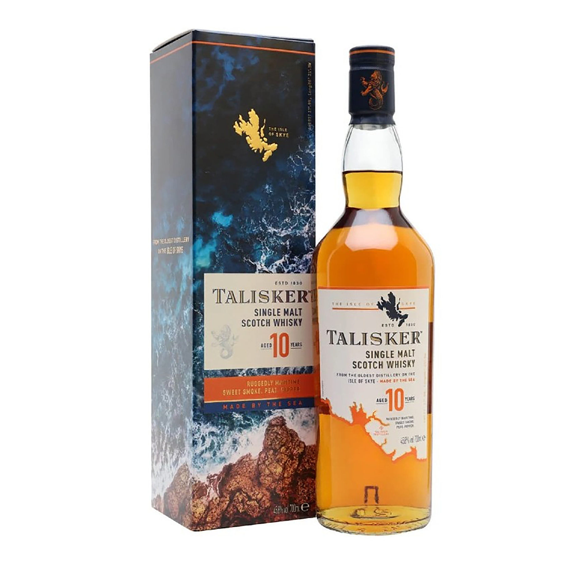 Talisker 10 Year Old Single Malt Scotch Whisky 700ml - Kent Street Cellars