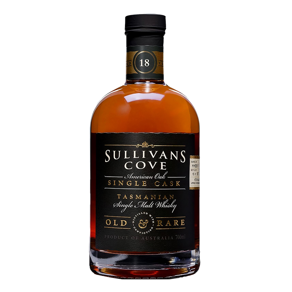 Sullivans Cove American Oak Single Cask Old & Rare 18 Year Old Whisky 700ml (HH0106) - Kent Street Cellars