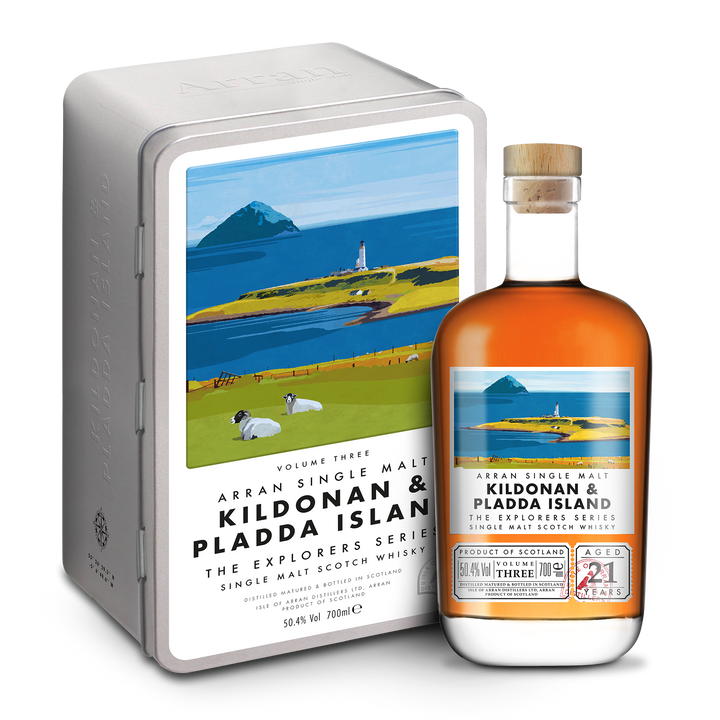Arran Explorer Series Vol. 3 - Kildonan & Pladda Island 21 Year Old Single Malt Scotch Whisky 700ml