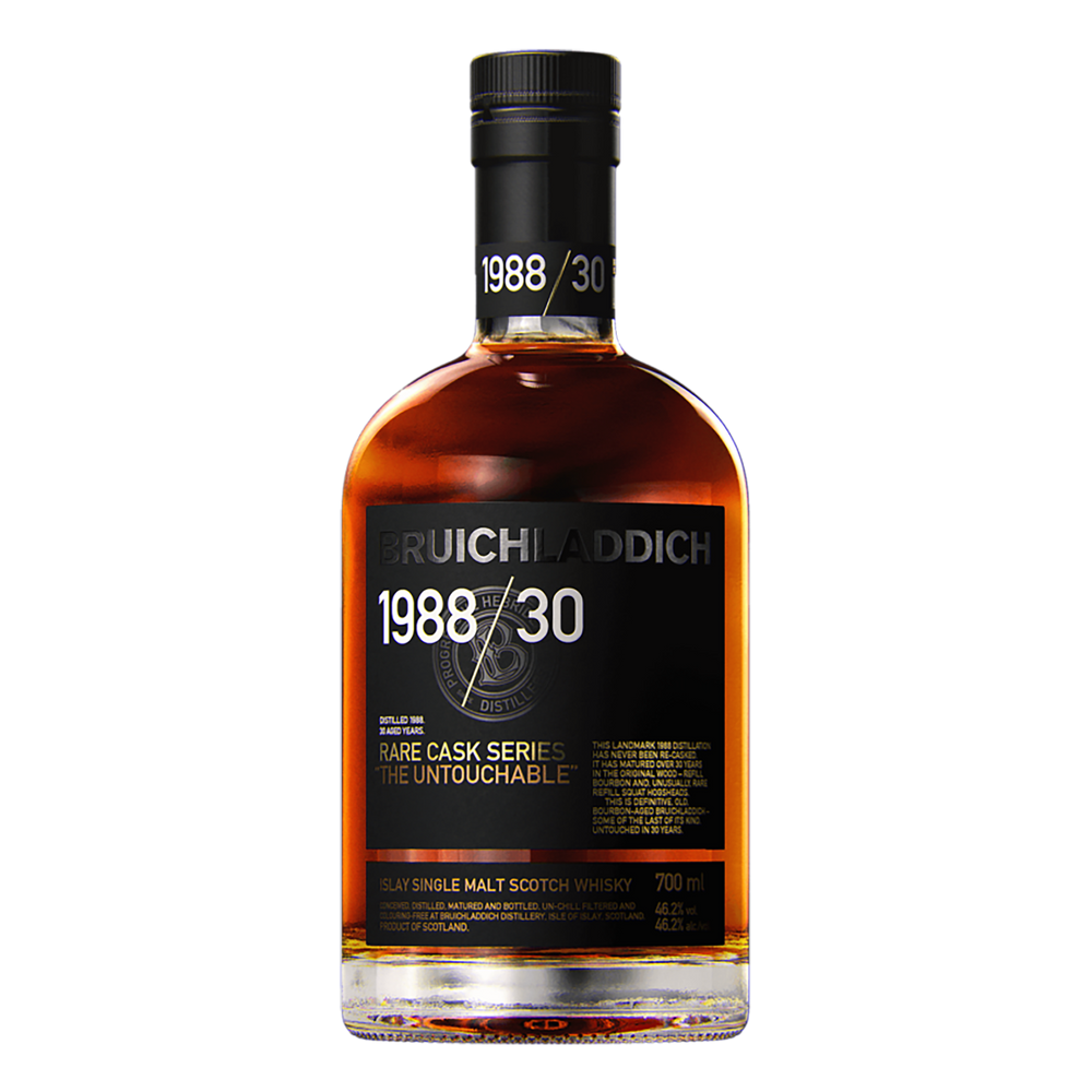 Bruichladdich Rare Cask Series The Untouchable 30 Year Old Unpeated Single Malt Scotch Whisky 700ml - Kent Street Cellars