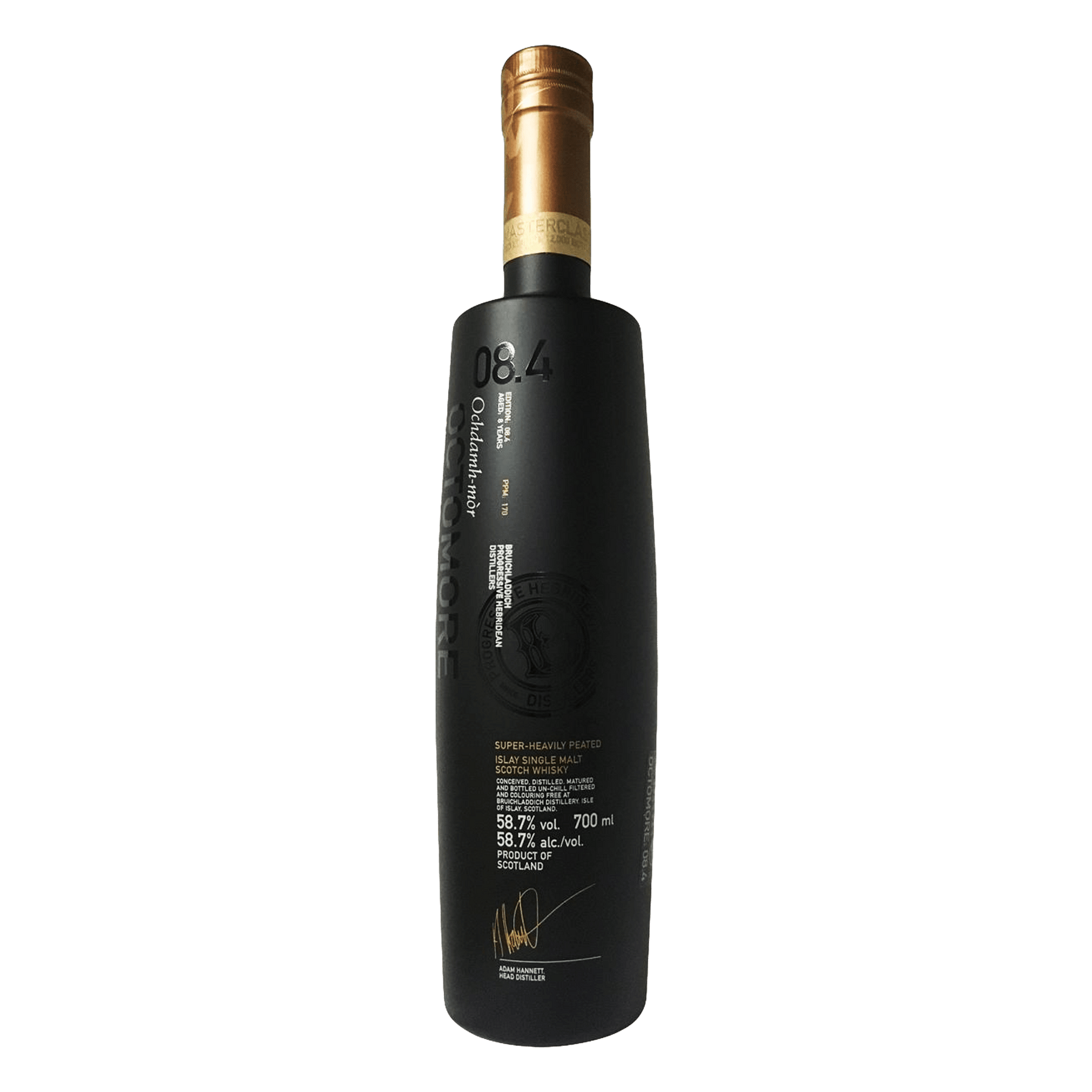 Bruichladdich Octomore 08.4 Masterclass Virgin Oak Cask Strength Single Malt Scotch Whisky 700ml