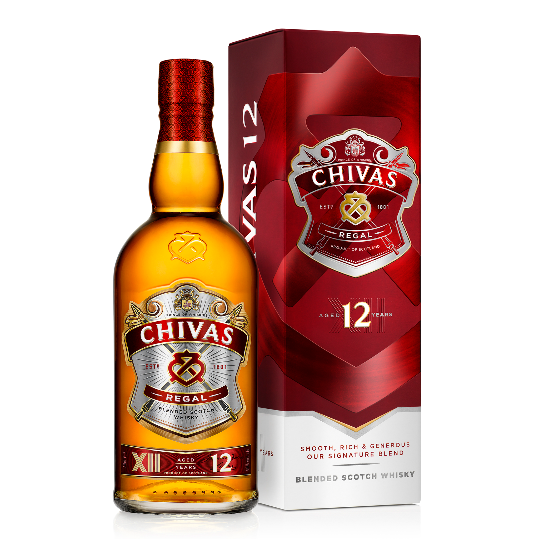 Chivas Regal 12 Year Old Blended Scotch Whisky 700ml