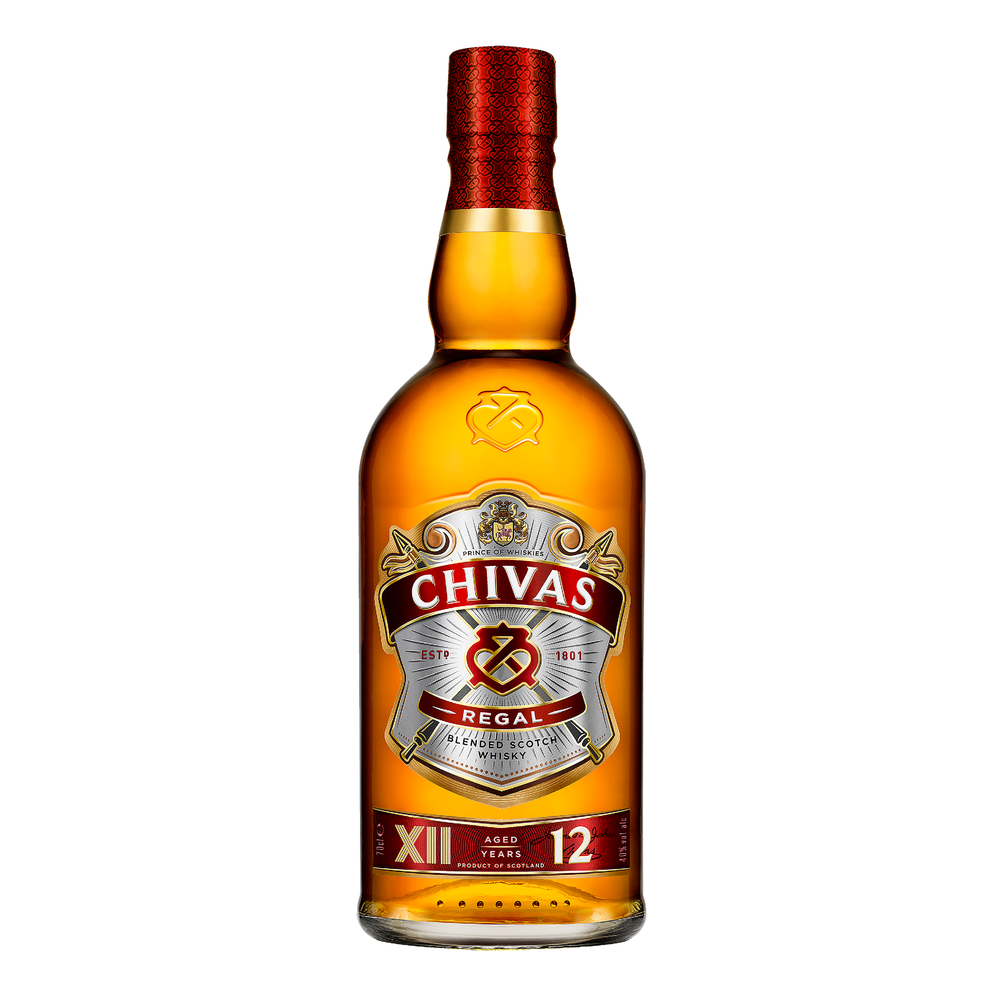 Chivas Regal 12 Year Old Blended Scotch Whisky 700ml - Kent Street Cellars