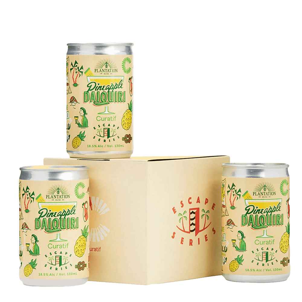 Curatif Escape Series Plantation Stiggins Fancy Pineapple Rum Daiquiri (4 Pack)