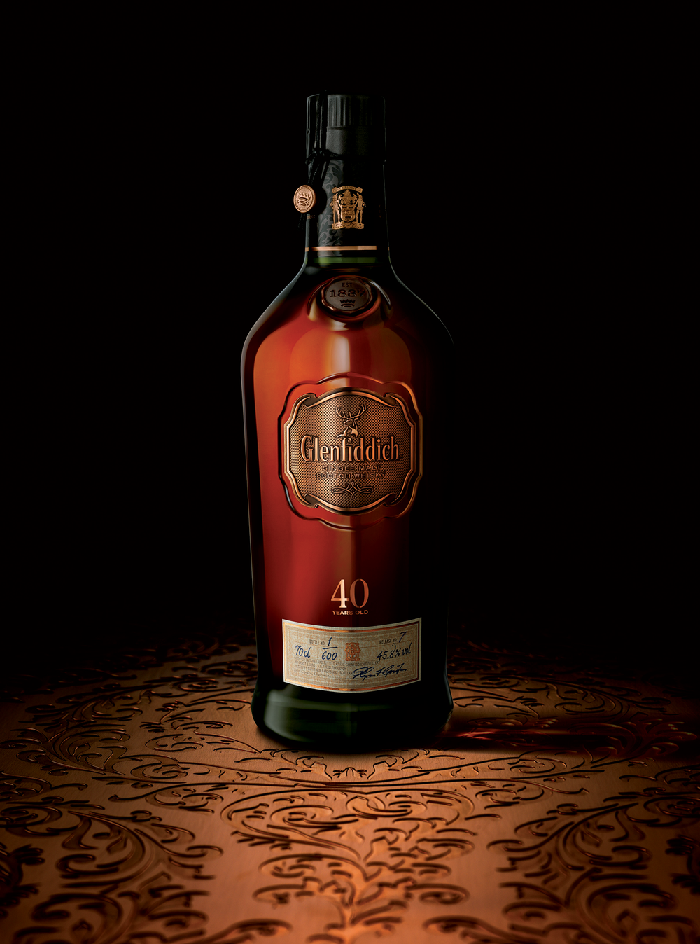 Glenfiddich 40 Year Single Malt Scotch Whisky 700ml