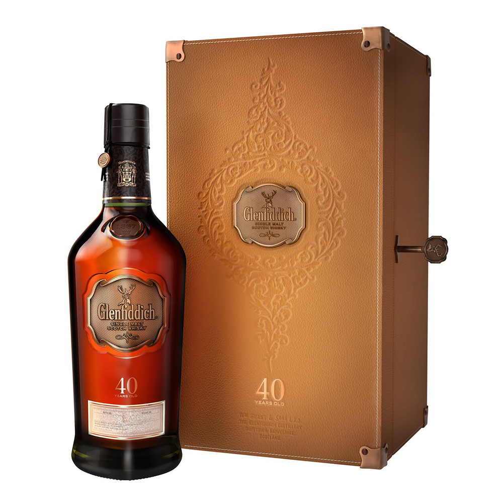 Glenfiddich 40 Year Single Malt Scotch Whisky 700ml