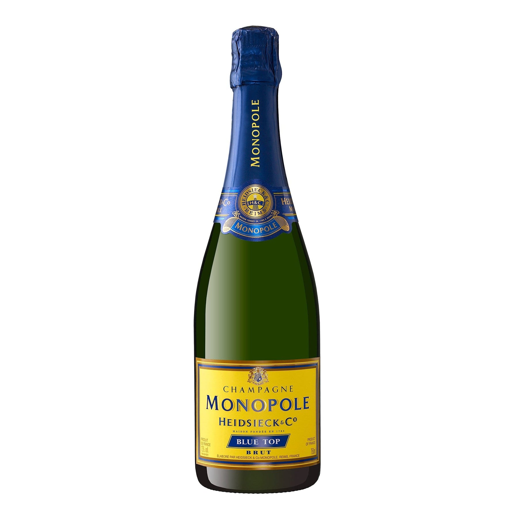 Heidsieck & Co Monopole Blue Top Brut Champagne NV Ice Jacket - Kent Street Cellars