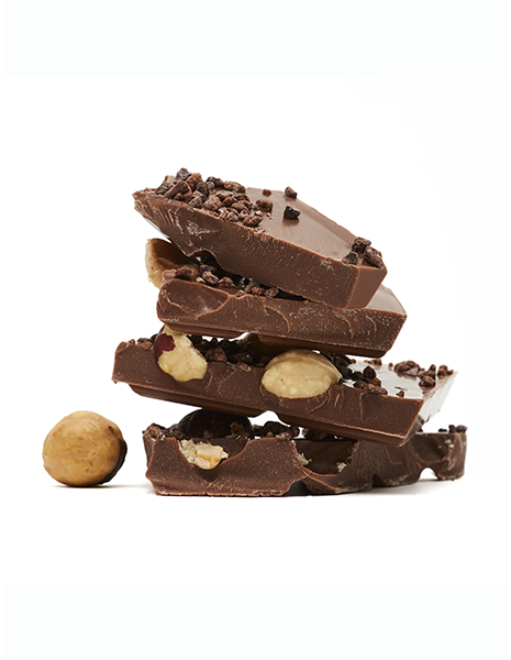 Koko Black Hazelnut & Cocoa Bits Milk Chocolate Block - Kent Street Cellars