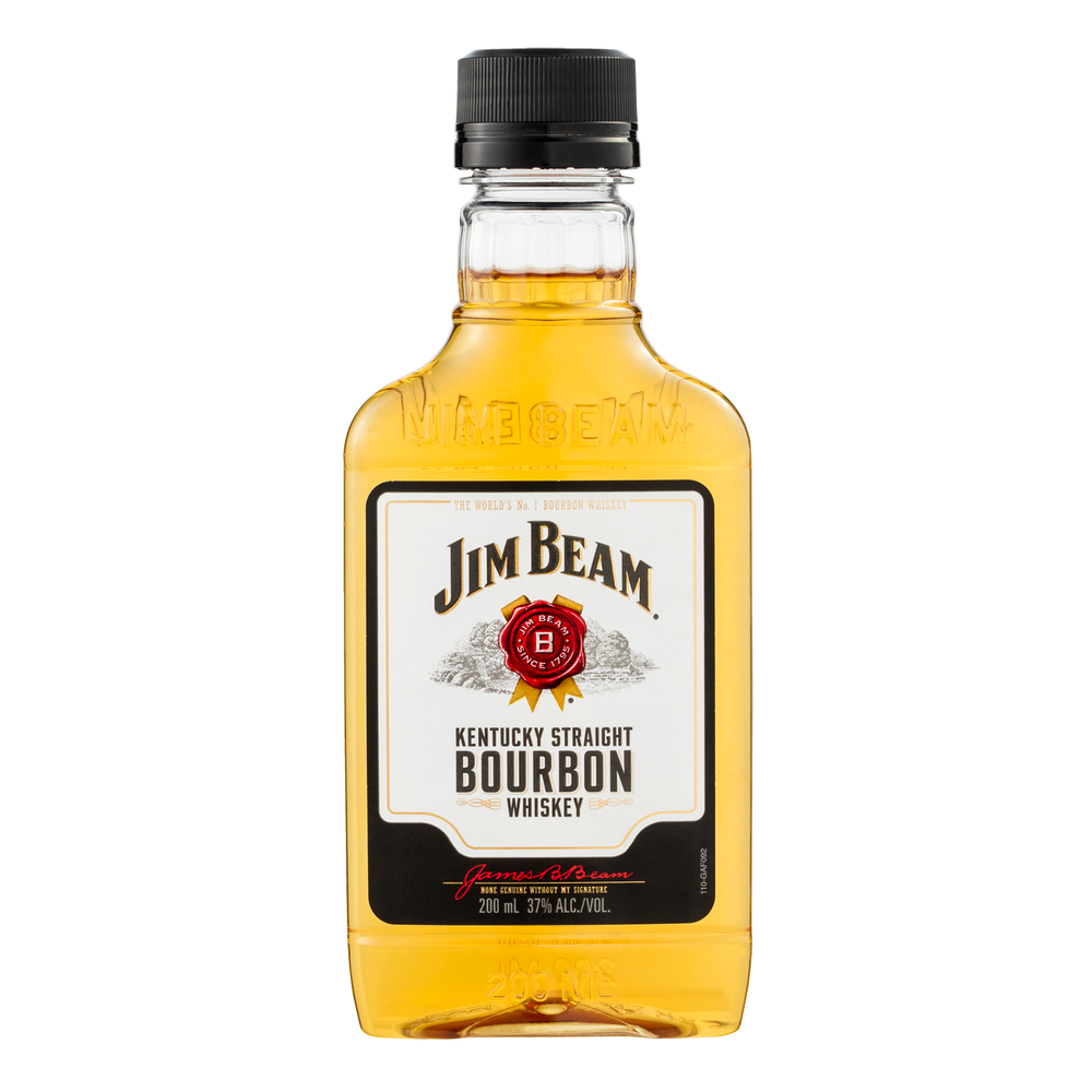 Jim Beam White Label Bourbon Whiskey 200ml - Kent Street Cellars