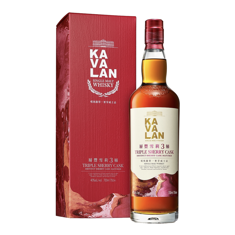 Kavalan Triple Sherry Cask Matured Single Malt Taiwanese Whisky 700ml - Kent Street Cellars