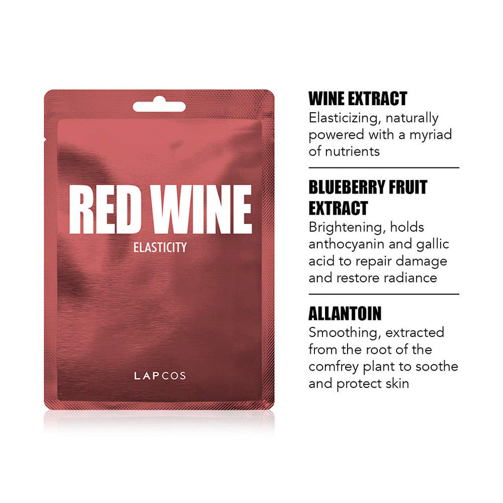 Lapcos Daily Sheet Mask, Red Wine