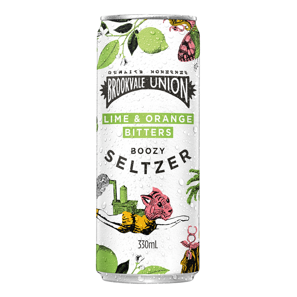 Brookvale Union Lime & Orange Bitters Boozy Seltzer (Can)