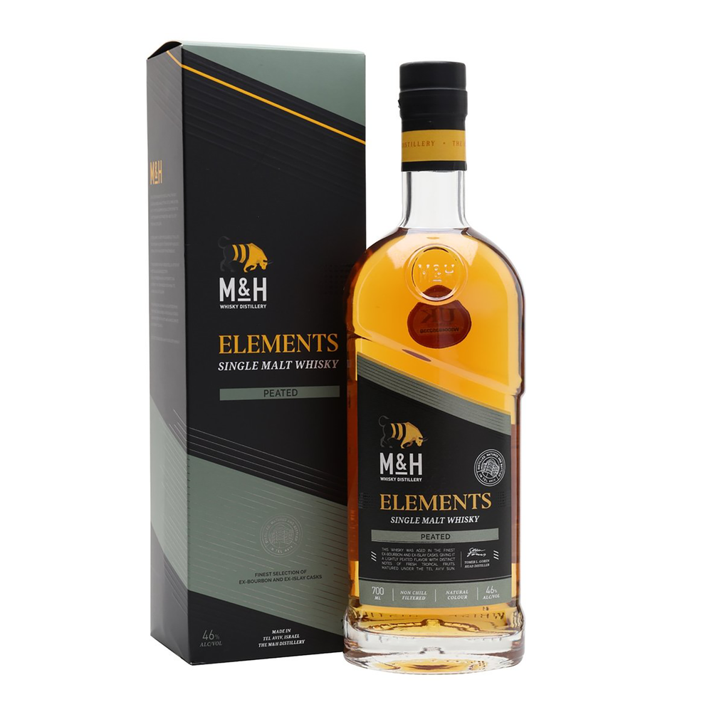 The Milk & Honey Distillery Elements Peated Single Malt Israeli Whisky 700ml - Kent Street Cellars