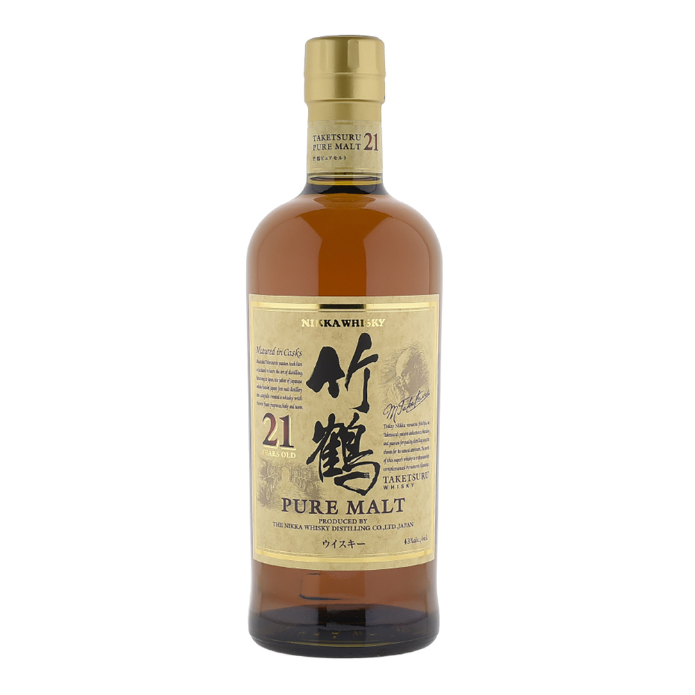Nikka Taketsuru Pure Malt 21 Year Old Blended Malt Japanese Whisky 700ml - Kent Street Cellars