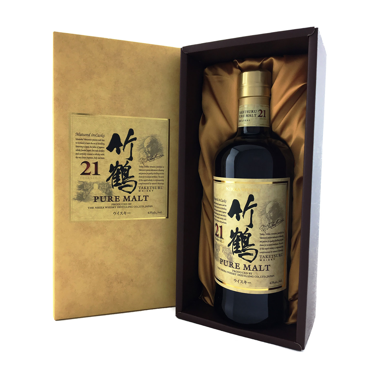 Nikka Taketsuru Pure Malt 21 Year Old Blended Malt Japanese Whisky 700ml