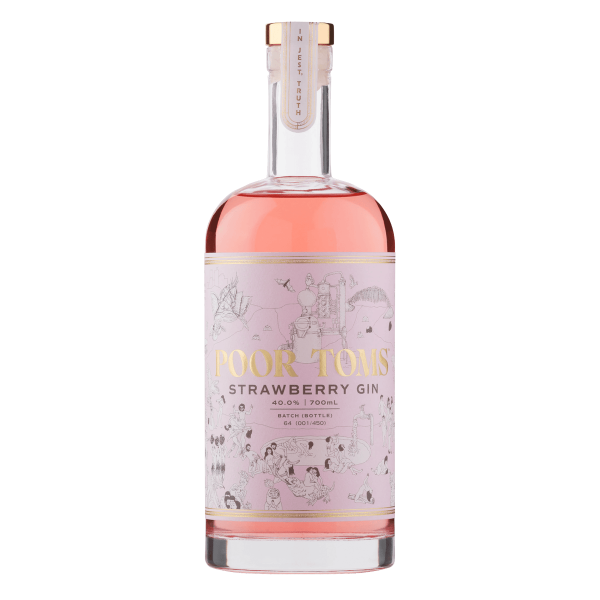 Poor Toms Strawberry Gin - Kent Street Cellars
