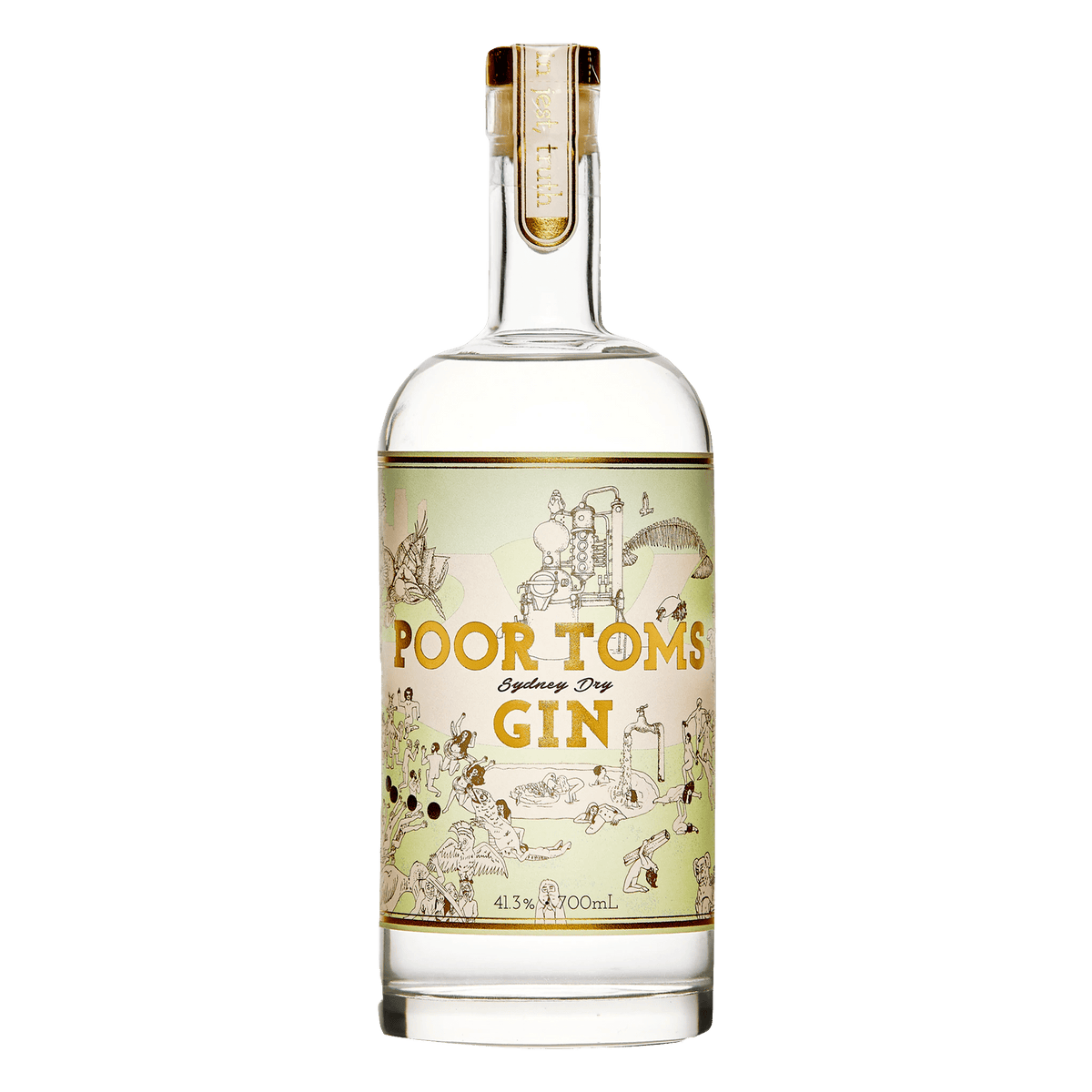 Poor Toms Sydney Dry Gin 700ml - Kent Street Cellars