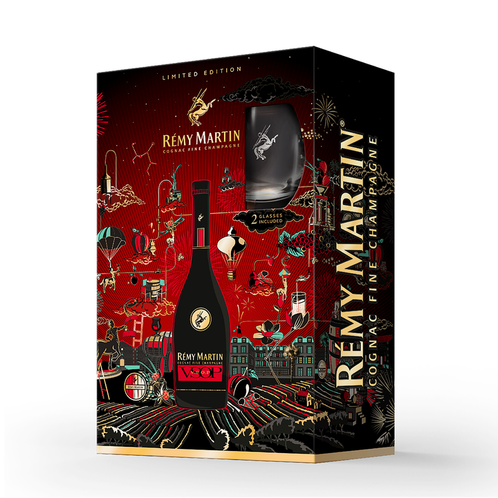 Rémy Martin VSOP 700ml + 2 Glasses Pack