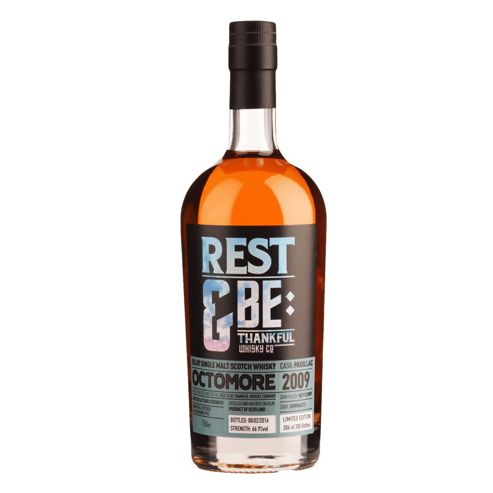 Rest & Be Thankful Bruichladdich Octomore Pauillac Cask 6 Year Old Cask Strength Single Malt Scotch Whisky 700ml (2009 Release)