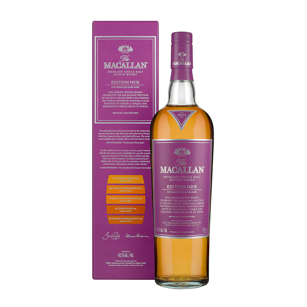 The Macallan Edition No. 5 Single Malt Scotch Whisky 700ml - Kent Street Cellars