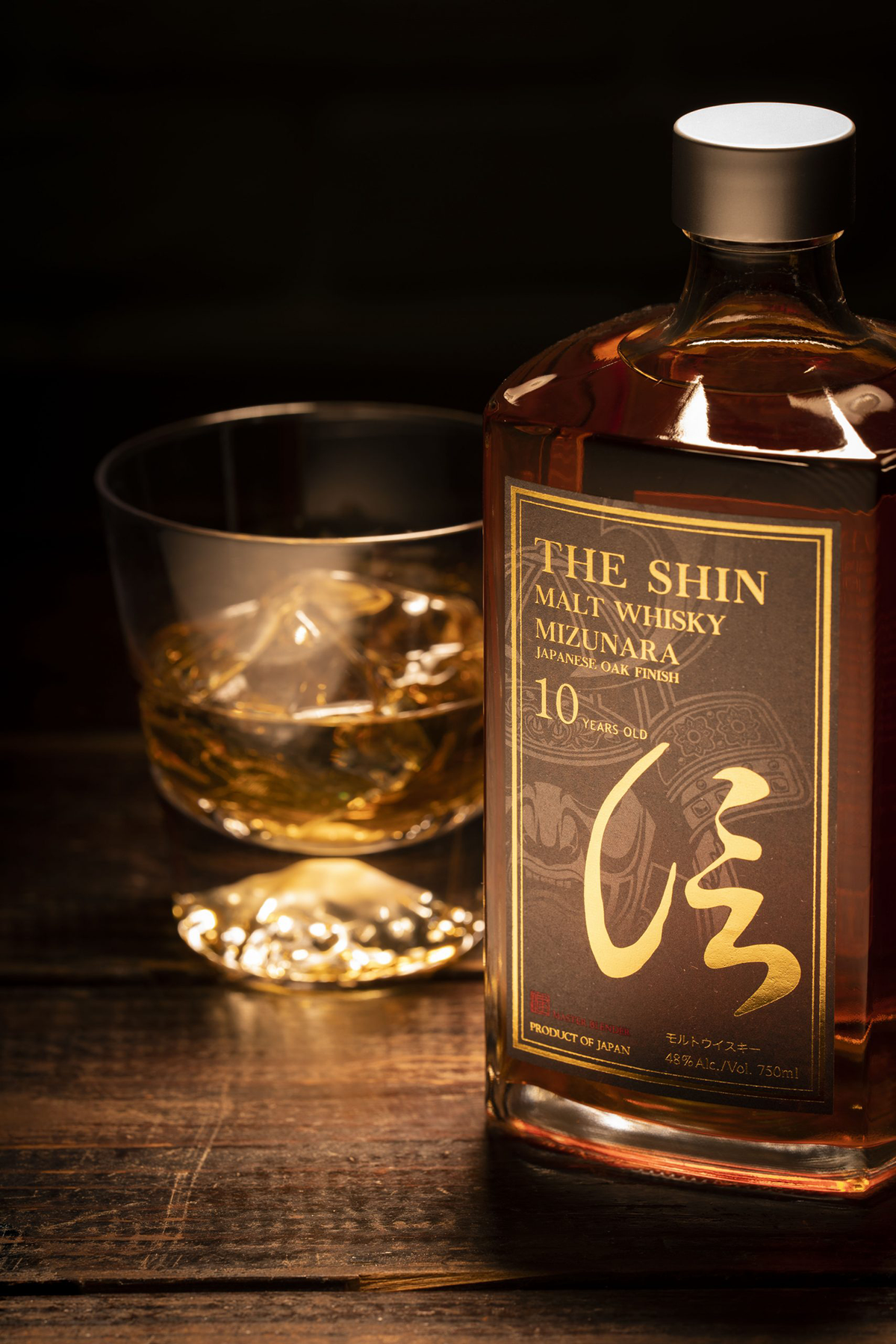 The Shin 10 Year Old Pure Malt Mizunara Oak Finish Japanese Whisky 700ml