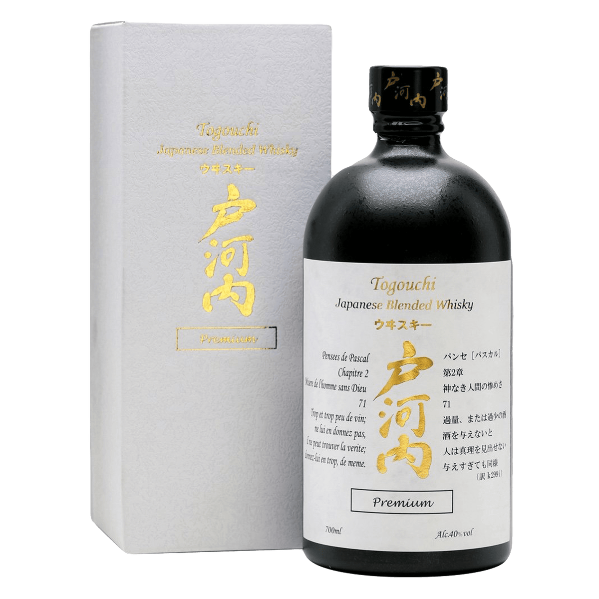 Togouchi Premium Blended Japanese Whisky 700ml - Kent Street Cellars