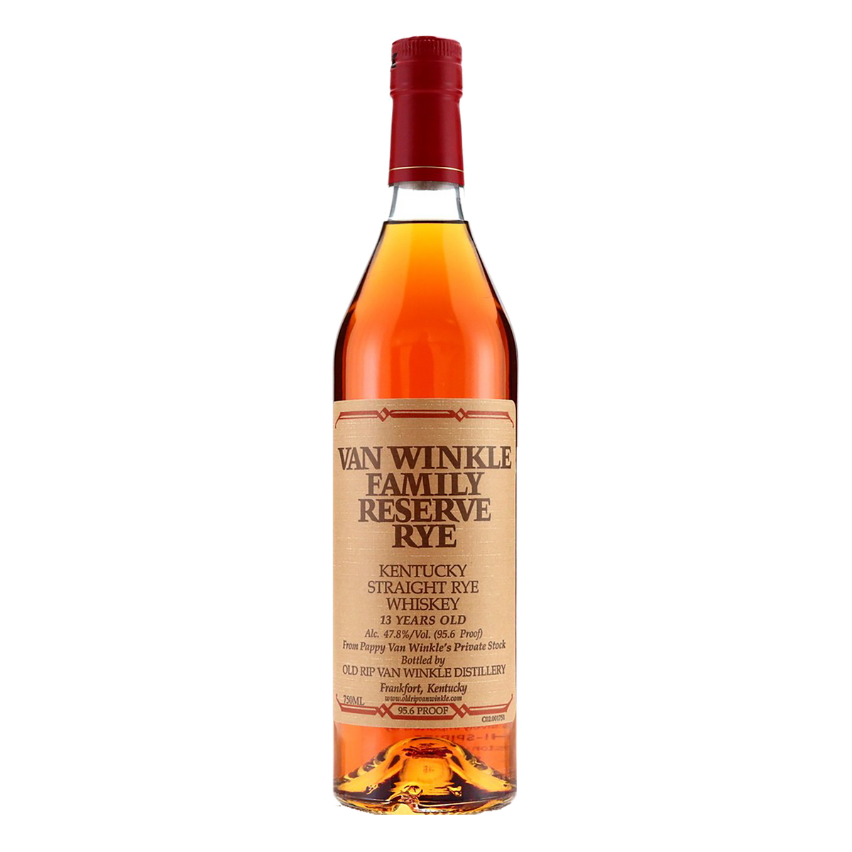 Van Winkle Family Reserve 13 Year Old Kentucky Straight Rye Whiskey 750ml