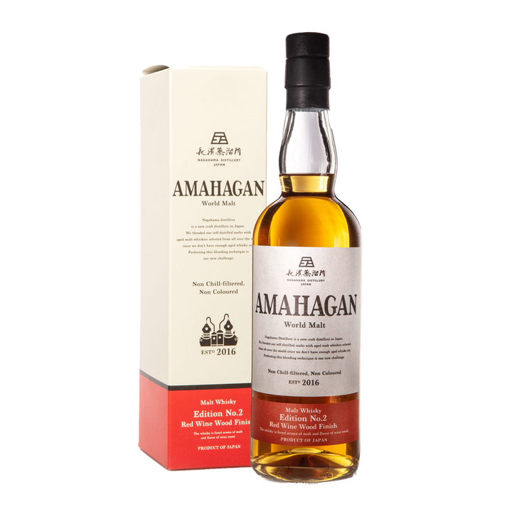 Amahagan World Malt Edition No. 2 Red Wine Oak Japanese Blended Malt Whisky 700ml