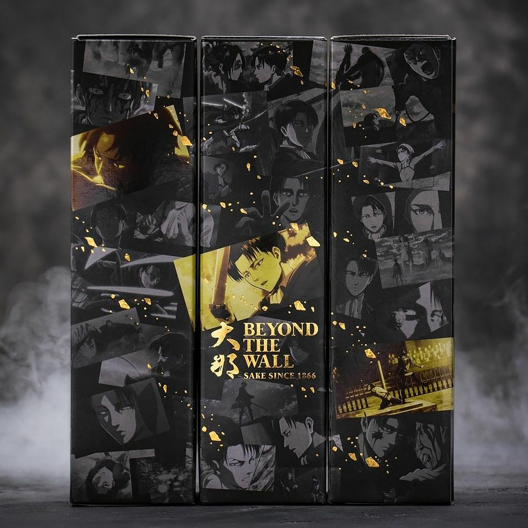 Attack of Titan -  Beyond the Wall - Sake Set (4 Bottles) - Kent Street Cellars