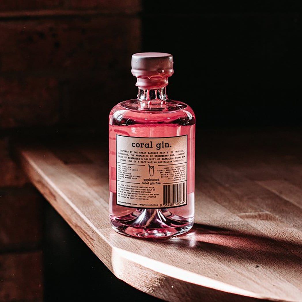 Applewood Coral Gin 500ml - Kent Street Cellars