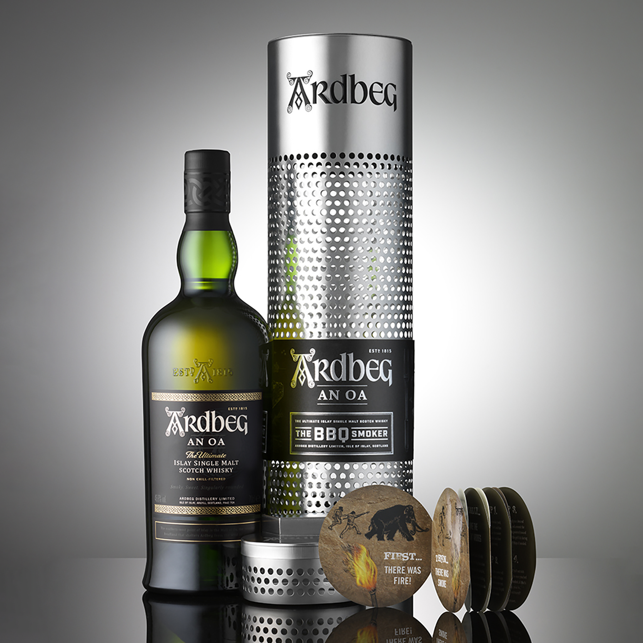 Ardbeg An OA Single Malt Scotch Whisky with BBQ Smoker Tin 700mL - Kent Street Cellars
