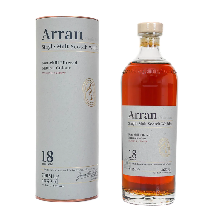 Arran 18 Year Old Single Malt Scotch Whisky 700ml