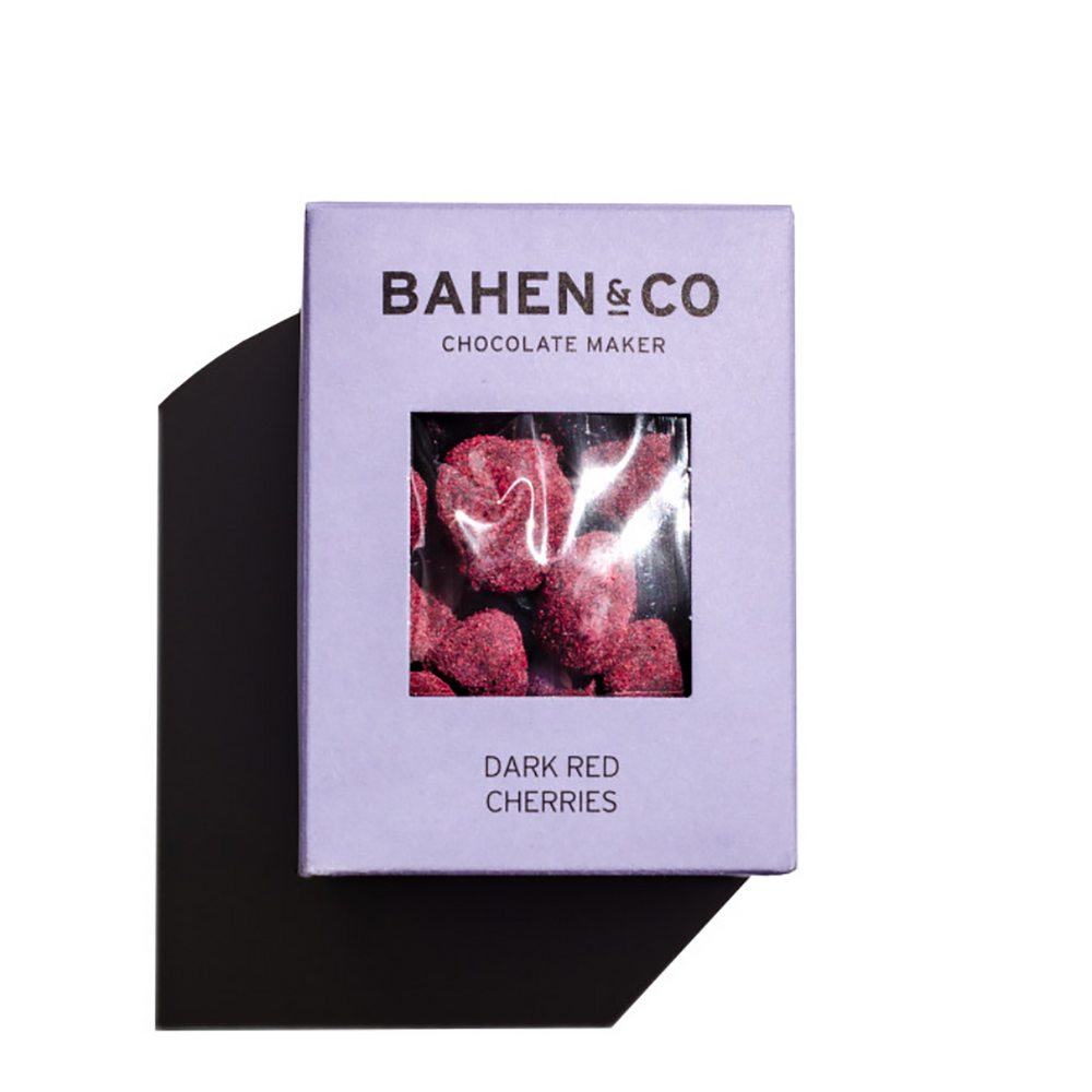 Bahen & Co Chocolate Coated Dark Red Cherries, 100g