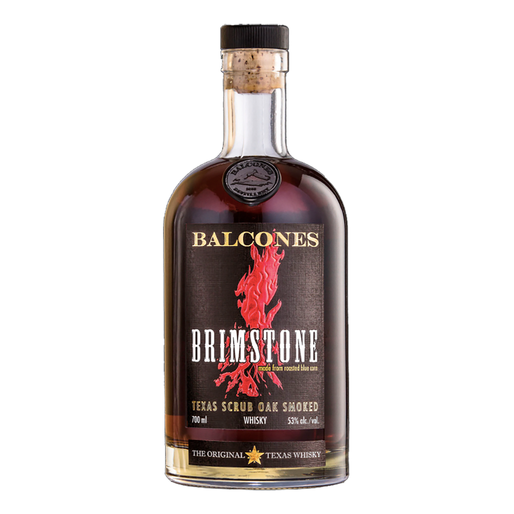 Balcones Brimstone Texas Scrub Oak Smoked Corn Whisky 700ml - Kent Street Cellars