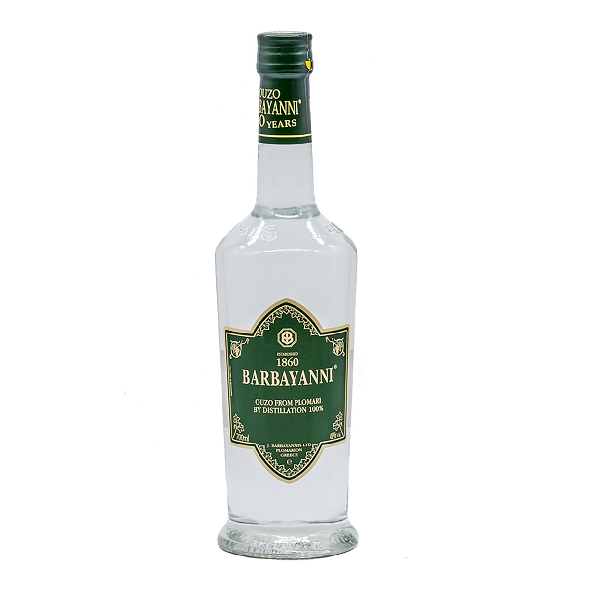 Barbayanni Ouzo Green 700ml - Kent Street Cellars