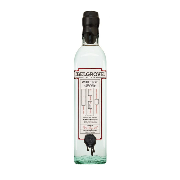 Belgrove Distillery White Rye Whisky 500ml