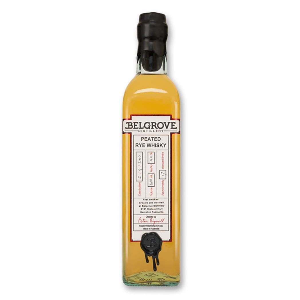 Belgrove Peated Rye Whisky 4th Release 500ml - Kent Street Cellars