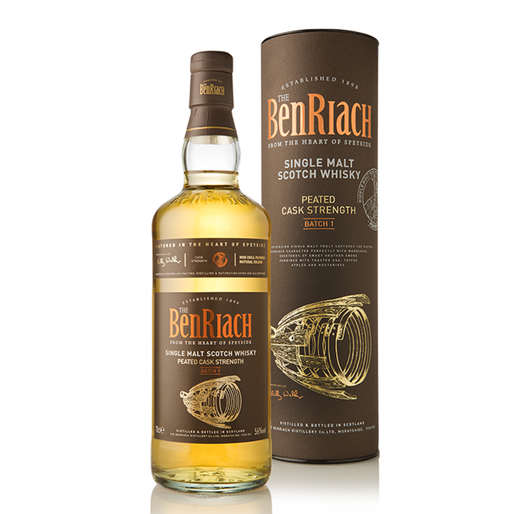 Benriach Peated Batch 1 Cask Strength Single Malt Scotch Whisky 700ml