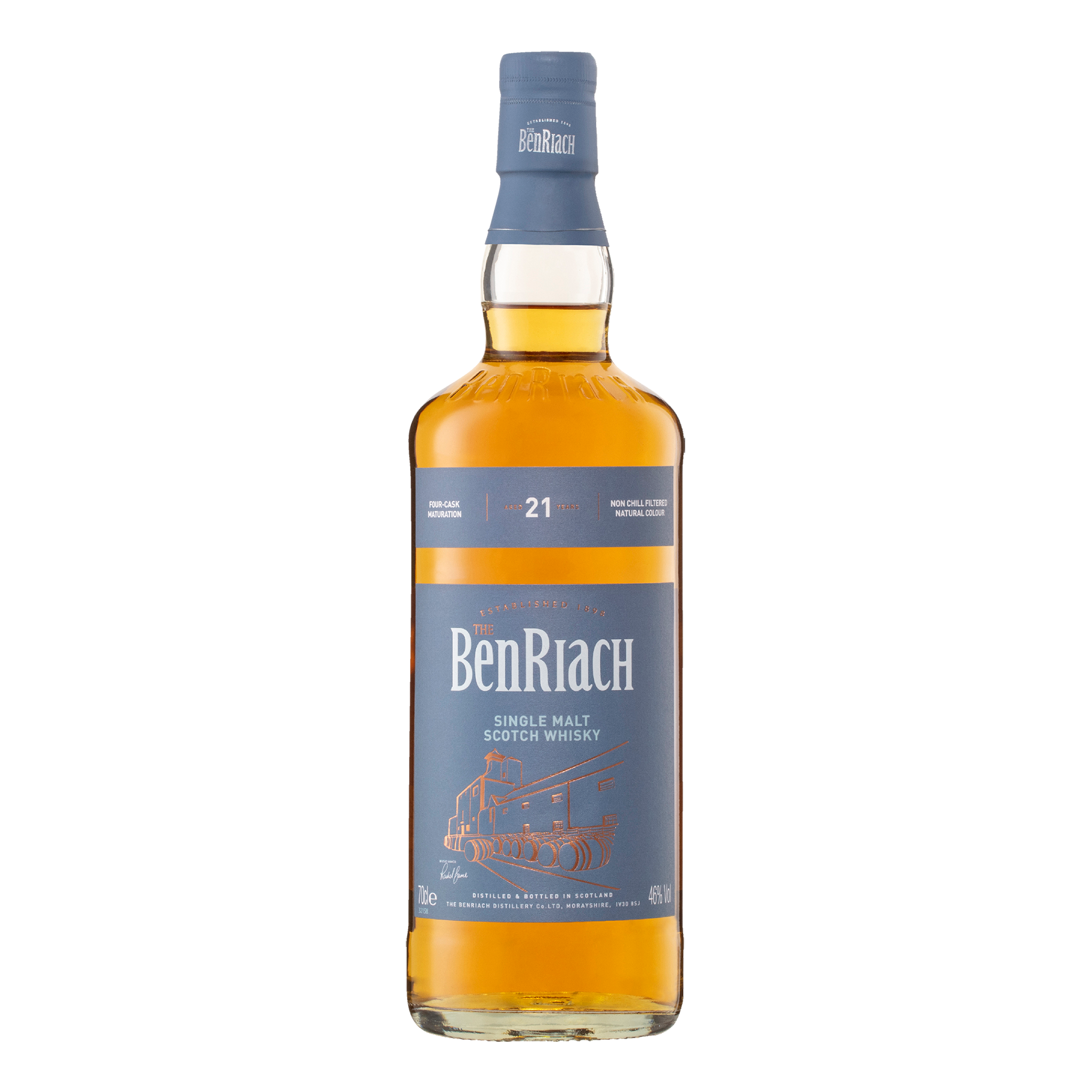 Benriach 21 Year Old Single Malt Scotch Whisky 700ml (Pre-2021)