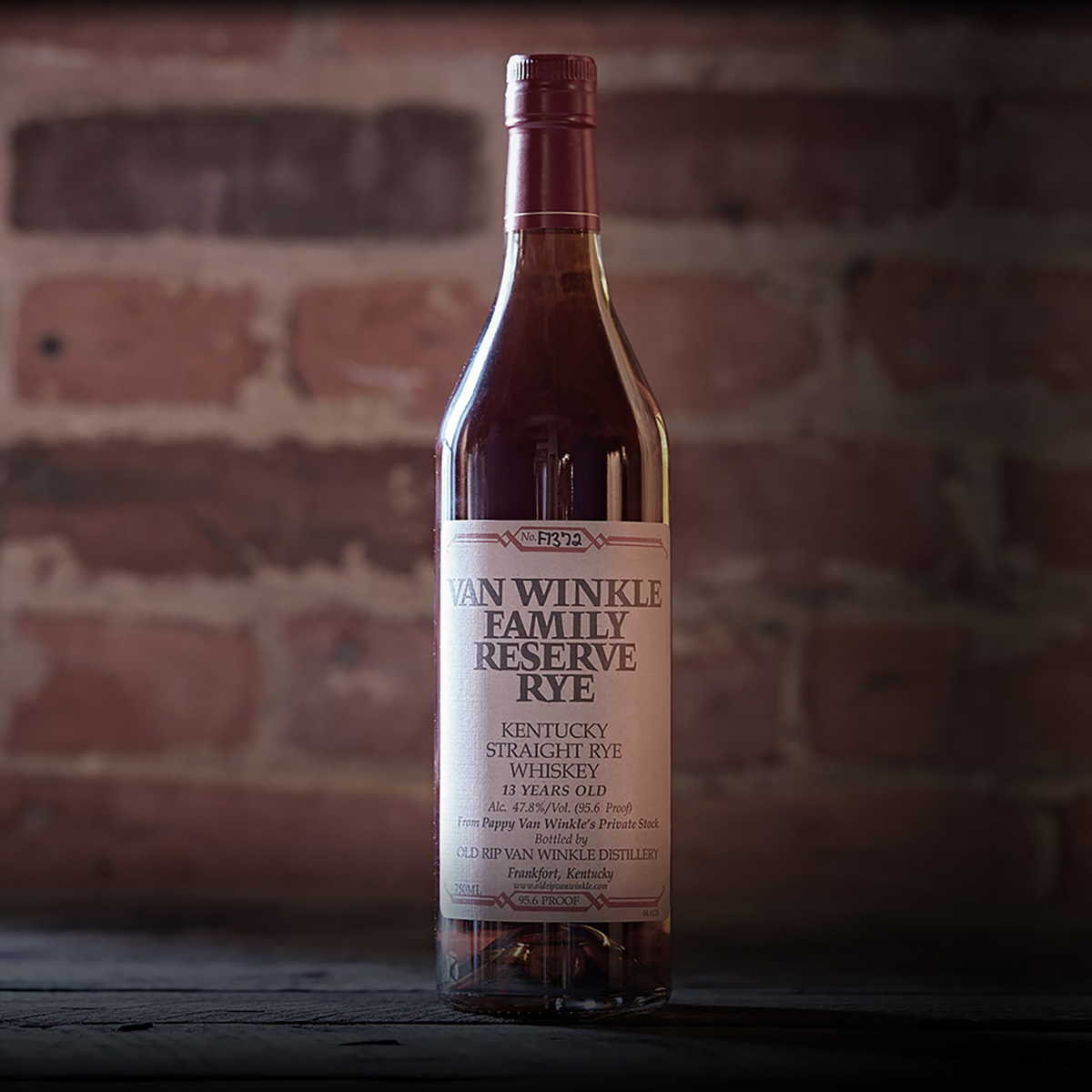 Van Winkle Family Reserve 13 Year Old Kentucky Straight Rye Whiskey 750ml