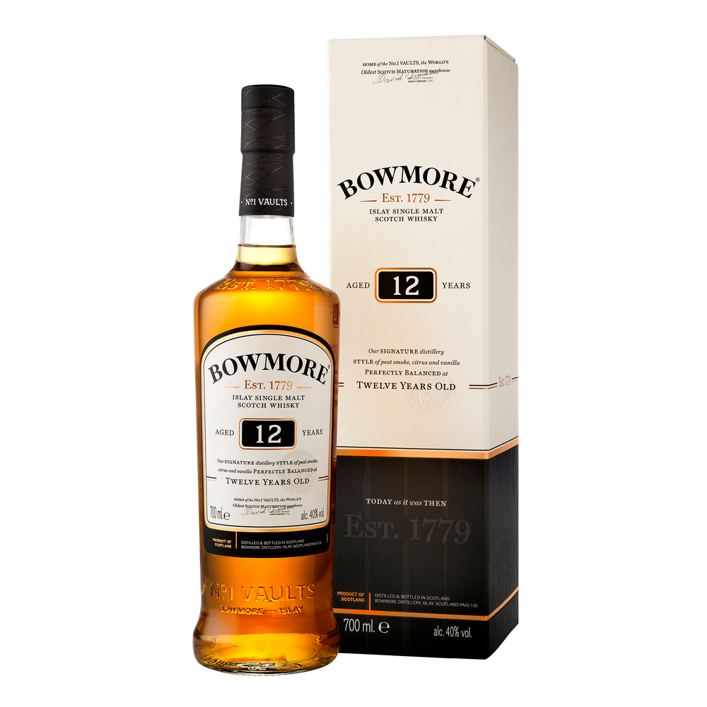 Bowmore 12 Year Old Single Malt Scotch Whisky 700ml - Kent Street Cellars