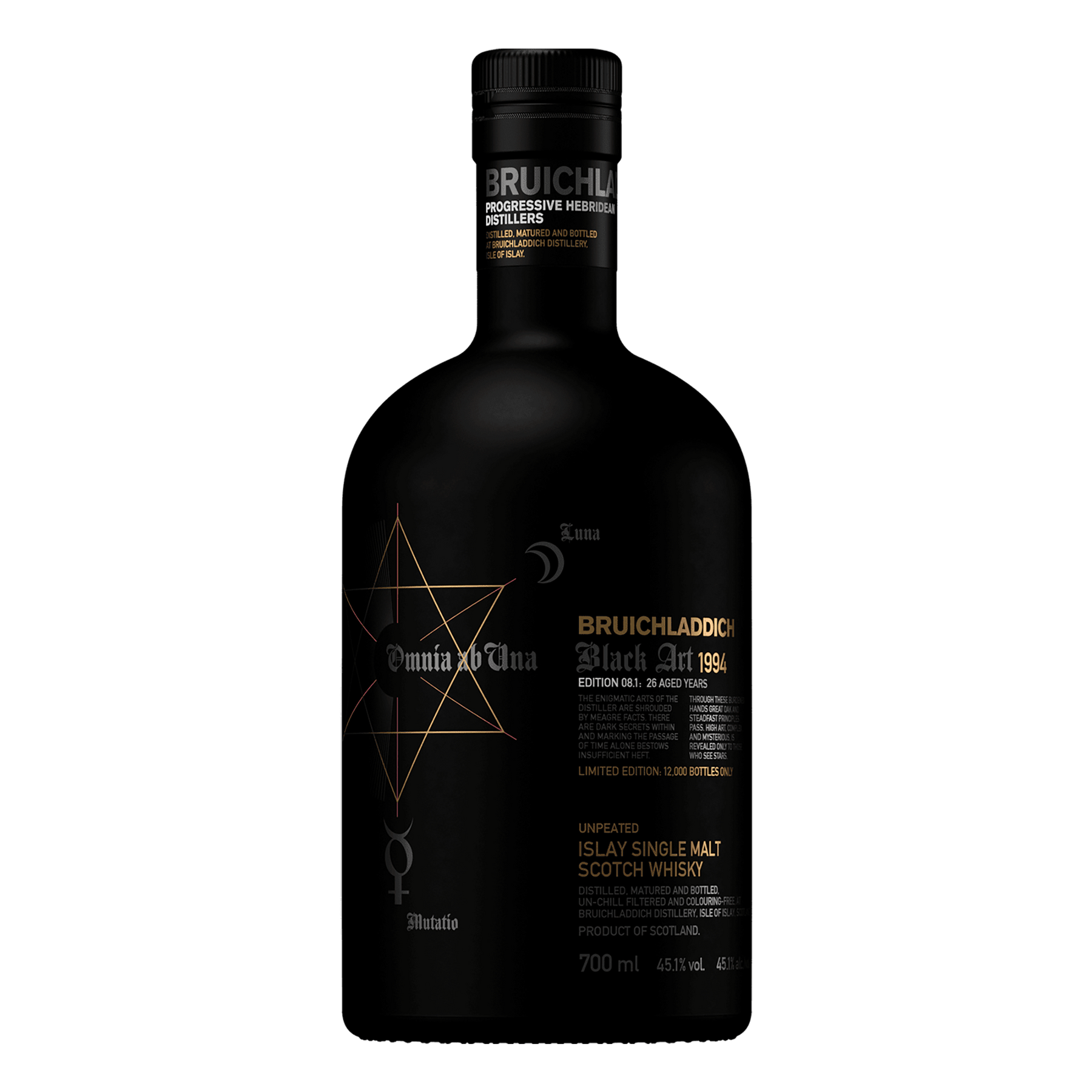 Bruichladdich Black Art 8.1 26 Year Old Single Malt Scotch Whisky 700ml (1994 Vintage) - Kent Street Cellars