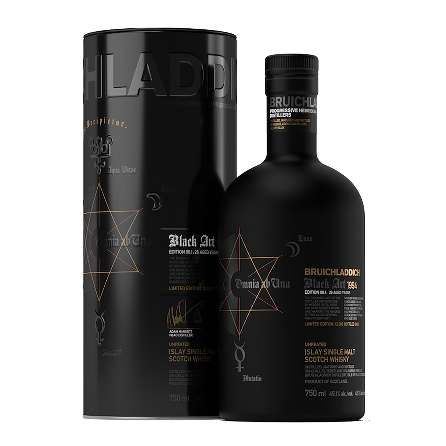 Bruichladdich Black Art 8.1 26 Year Old Single Malt Scotch Whisky 700ml (1994 Vintage) - Kent Street Cellars