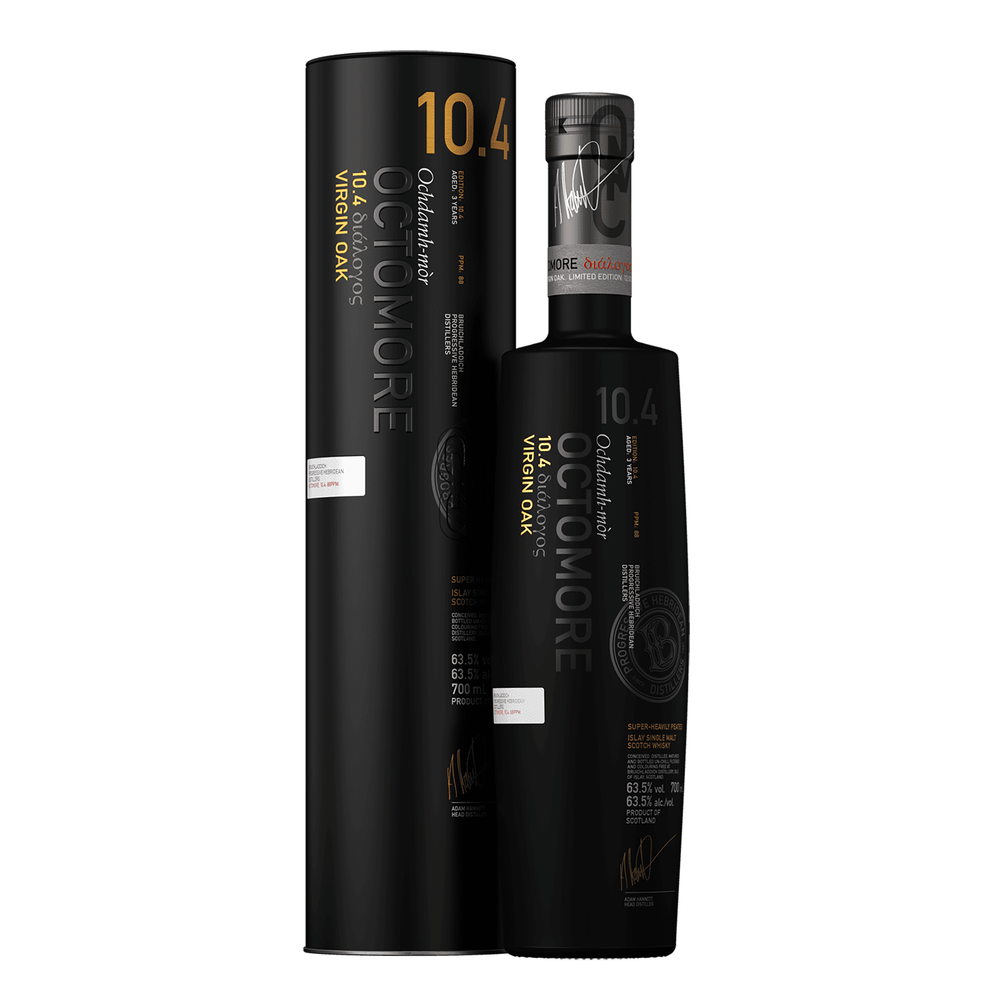 Bruichladdich Octomore 10.4 Virgin Oak Cask Strength Single Malt Scotch Whisky 700ml - Kent Street Cellars