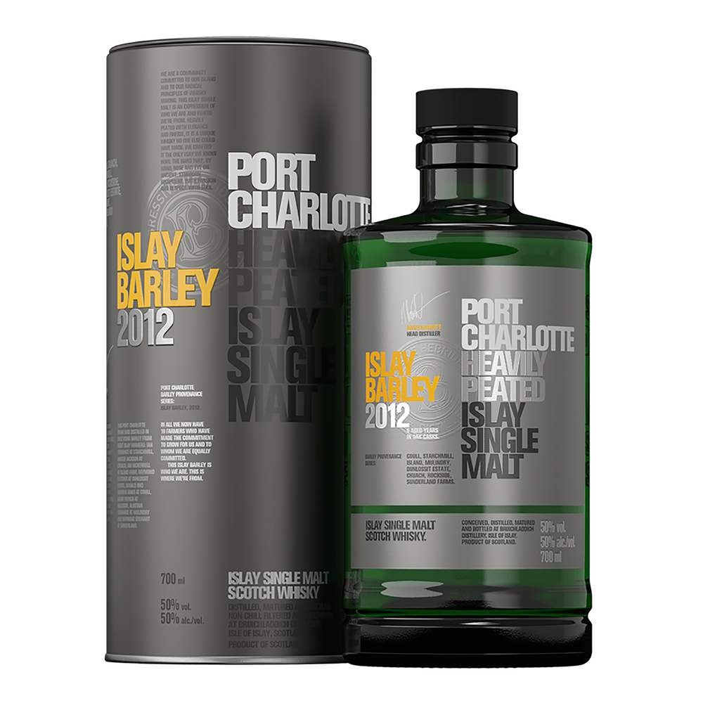 Bruichladdich Port Charlotte Heavily Peated Islay Barley Single Malt Scotch Whisky 700ml (2012 Release) - Kent Street Cellars