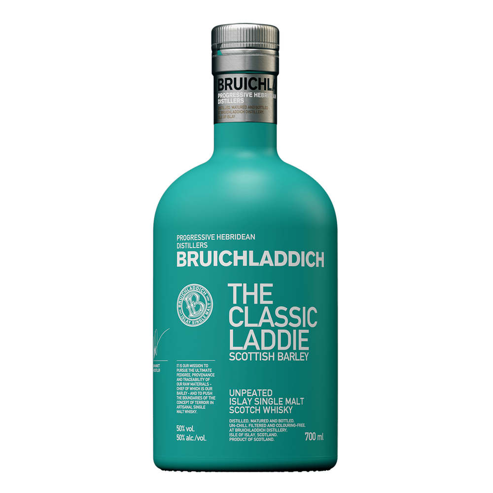 Bruichladdich The Classic Laddie Unpeated Single Malt Scotch Whisky 700ml + 2 Glasses - Kent Street Cellars