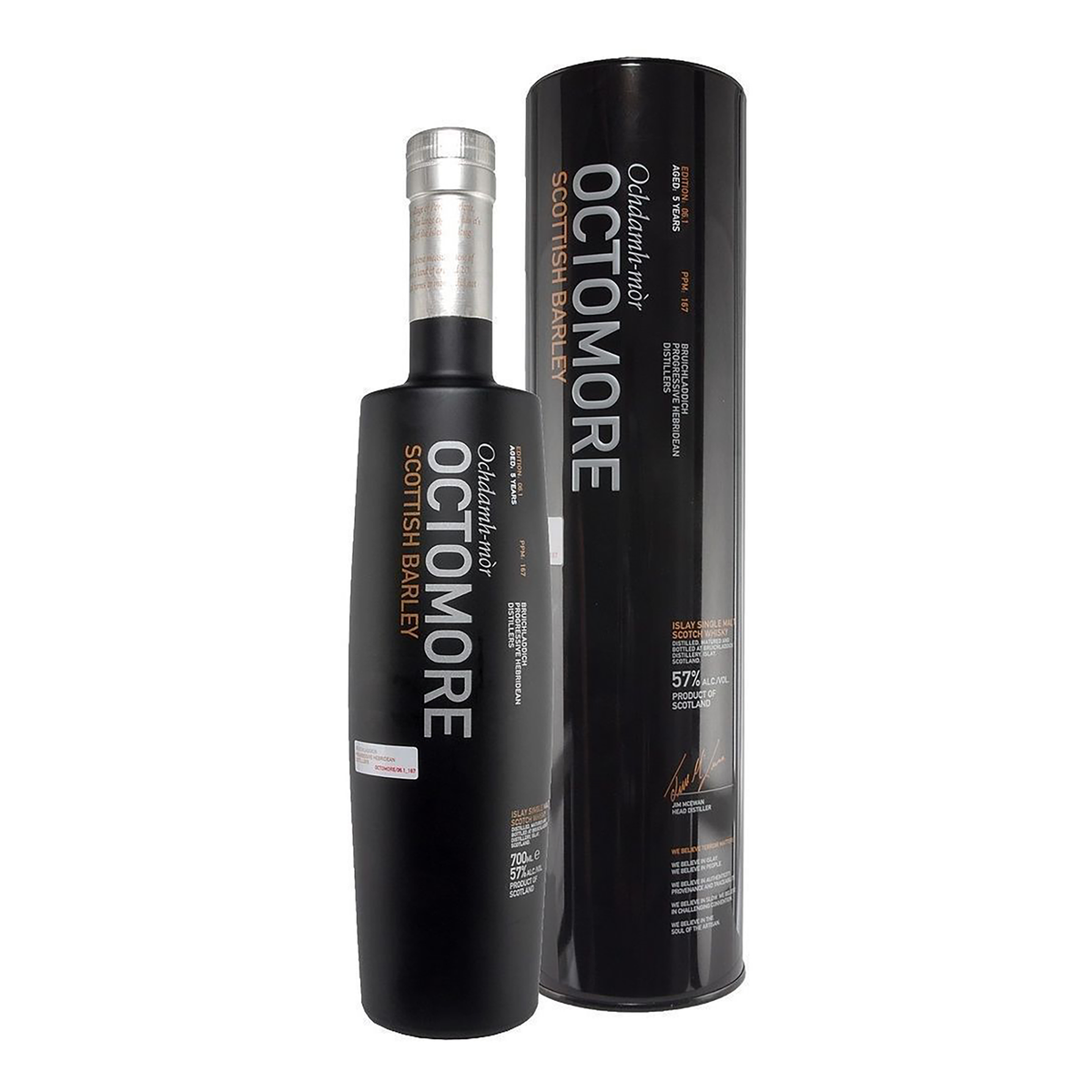Bruichladdich Octomore 6.1 Cask Strength Single Malt Scotch Whisky 700ml - Kent Street Cellars